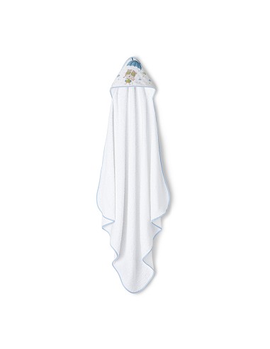 Capa de Baño 1 x 1 Mt  Mod Paracaidista Bco/Azul