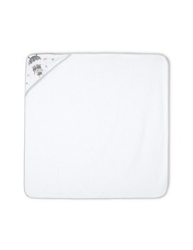 Capa de Baño 1 x 1 Mt  Mod Paracaidista Bco/Gris