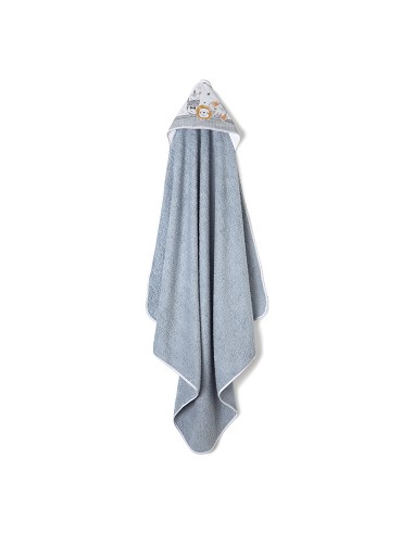 Capa de Baño 1 x 1 Mt  Mod Animalitos Gris