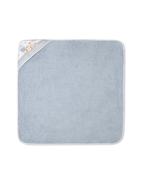 Capa de Baño 1 x 1 Mt  Mod Animalitos Gris