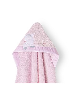 Capa de Baño 1X1 Mt Mod Corazon Amoroso Rosa