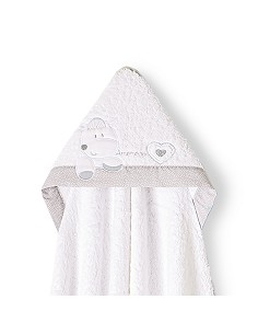 Capa de Baño 1X1 Mt Mod Corazon Amoroso Bco/Gris