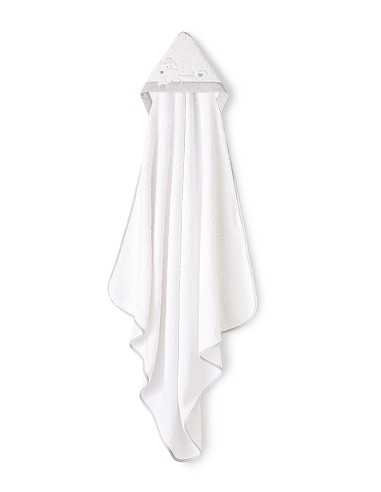 Capa de Baño 1X1 Mt Mod Corazon Amoroso Bco/Gris