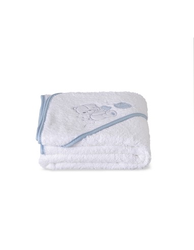 Capa de Baño 1X1 Mt Mod Honey Bear Bco/Azul