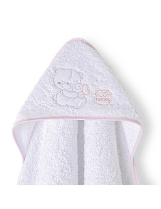 Capa de Baño 1X1 Mt Mod Honey Bear Bco/Rosa