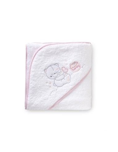 Capa de Baño 1X1 Mt Mod Honey Bear Bco/Rosa