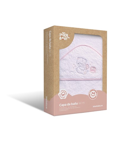 Capa de Baño 1X1 Mt Mod Honey Bear Bco/Rosa