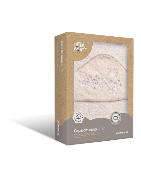 Capa de Baño 1X1 Mt Mod Rabit Bebe Beig