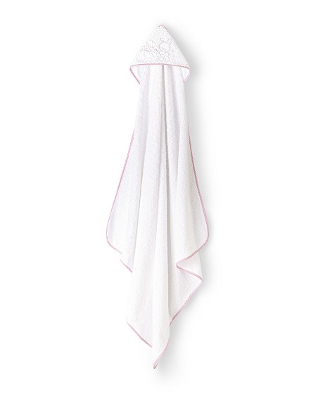 Capa de Baño 1X1 Mt Mod Rabit Bebe Bco/Rosa