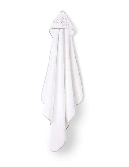 Capa de Baño 1X1 Mt Mod Rabit Bebe Bco/Gris