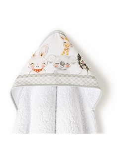 Capa de Baño 1X1 Mt Mod Acuarela Bco/Gris