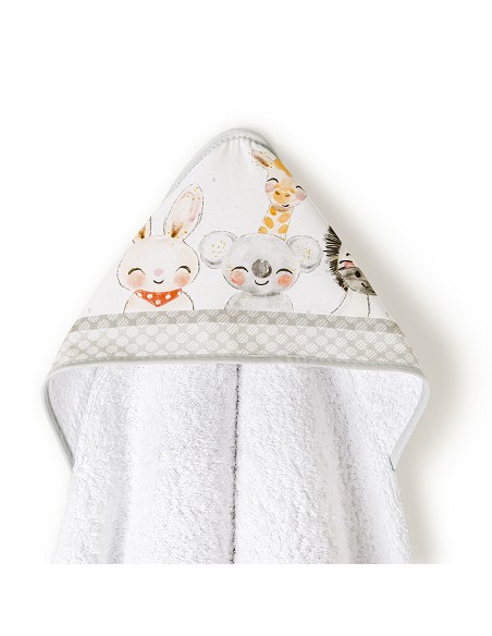 Capa de Baño 1X1 Mt Mod Acuarela Bco/Gris