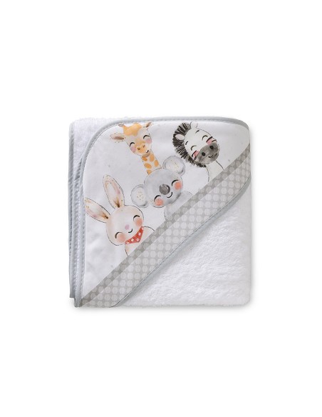 Capa de Baño 1X1 Mt Mod Acuarela Bco/Gris