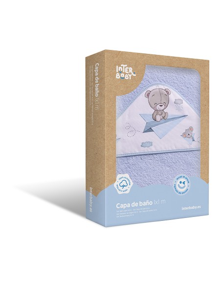 Capa de Baño 1X1 Mt Mod Paper Plain Azul