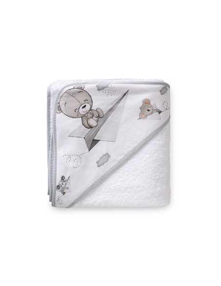 Capa de Baño 1X1 Mt Mod Paper Plain Bco/Gris