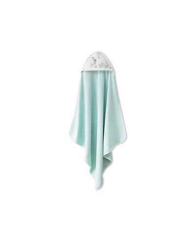 Capa Baño 1X1 Mod Jirafa Bicicleta+Babero Verde