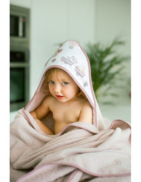 Capa Baño 1X1 Mod Jirafa Bicicleta+Babero Verde