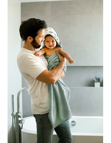 Capa Baño 1X1 Mod Jirafa Bicicleta+Babero Gris