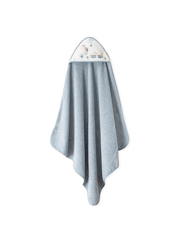 Capa Baño 1X1 Mod Jirafa Bicicleta+Babero Petroleo