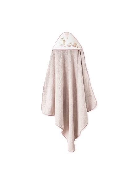 Capa Baño 1X1 Mod Jirafa Bicicleta+Babero Rosa Maquillaje