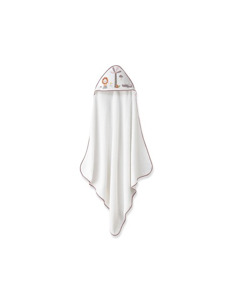 Capa Baño 1X1  Mod Leon Palmera+Babero Bco/Maquillaje