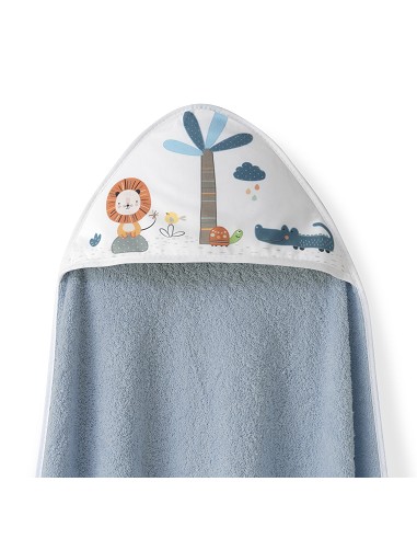 Capa Baño 1X1  Mod Leon Palmera+Babero Petroleo