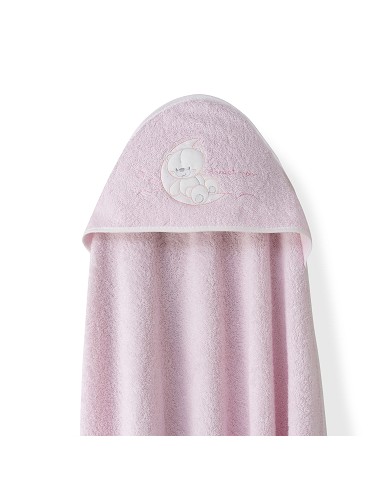 Capa Baño 1X1 Mod Sweet Moon+Babero Rosa