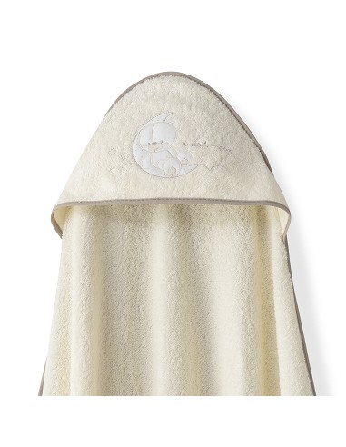 Capa Baño 1X1 Mod Sweet Moon+Babero Beig