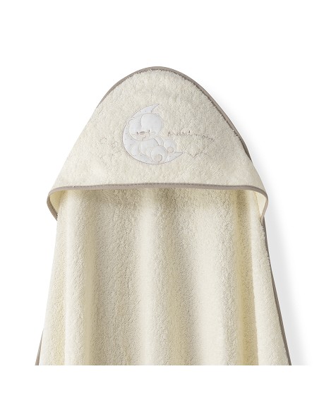 Capa Baño 1X1 Mod Sweet Moon+Babero Beig