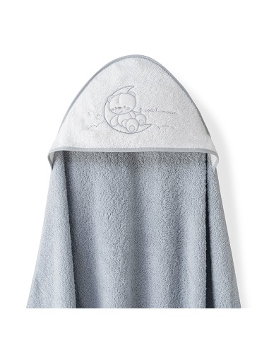 Capa Baño 1X1 Mod Sweet Moon+Babero Gris