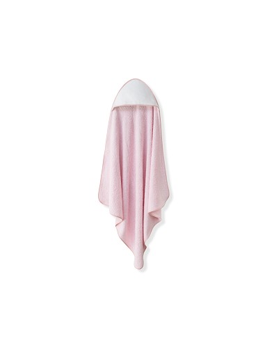 Capa Baño 1X1 Mod Punto de Cruz Liso+Babero Rosa