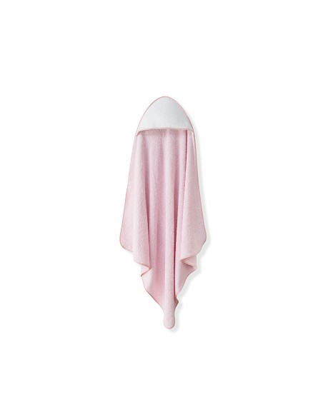 Capa Baño 1X1 Mod Punto de Cruz Liso+Babero Rosa