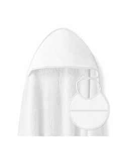 Capa Baño 1X1 Mod Punto de Cruz Liso+Babero Blanco