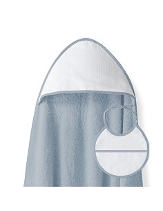 Capa Baño 1X1 Mod Punto de Cruz Liso+Babero Petroleo