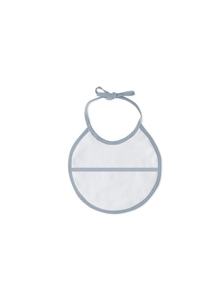 Capa Baño 1X1 Mod Punto de Cruz Liso+Babero Petroleo