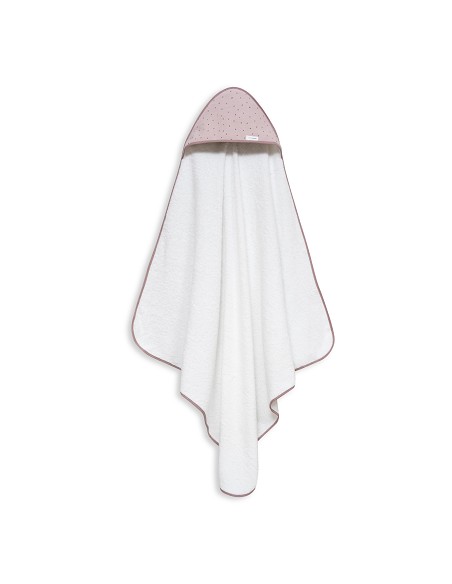 Capa de Baño 1X1 Mod Puntos Muselina Bco/Maquillaje