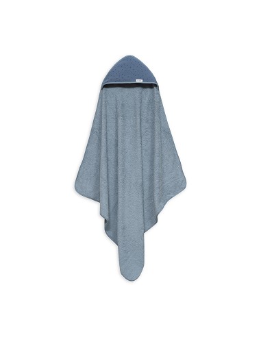 Capa de Baño 1X1 Mod Puntos Muselina Petroleo