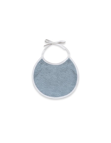 Capa de Baño 1X1 Mod Puntos Muselina Bco/Petroleo