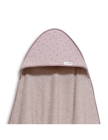 Capa de Baño 1X1 Mod Puntos Muselina Rosa Maquillaje