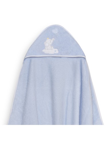 Capa Baño 1X1 Mod Elefante Globo Corazon Azul