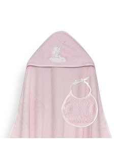 Capa Baño 1X1 Mod Elefante Globo Corazon Rosa