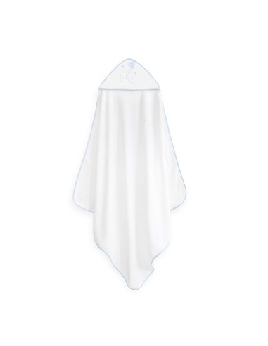 Capa Baño 1X1 Mod Elefante Globo Corazon Bco/Azul