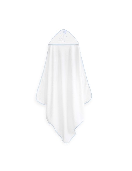 Capa Baño 1X1 Mod Elefante Globo Corazon Bco/Azul