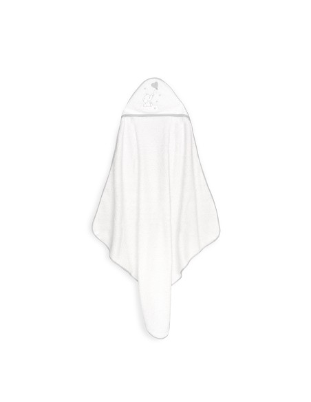 Capa Baño 1X1 Mod Elefante Globo Corazon Bco/Gris