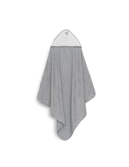 Capa Baño 1X1 Mod Elefante Globo Corazon Gris