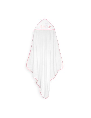 Capa Baño 1X1 Mod Corazones Bebe Osito+Babero...