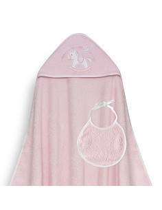 Capa Baño 1X1 Mod Caballito+Babero Rosa