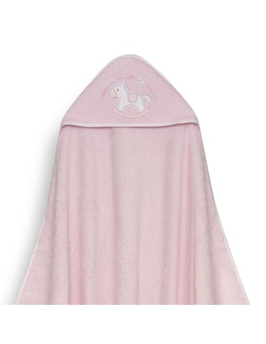 Capa Baño 1X1 Mod Caballito+Babero Rosa