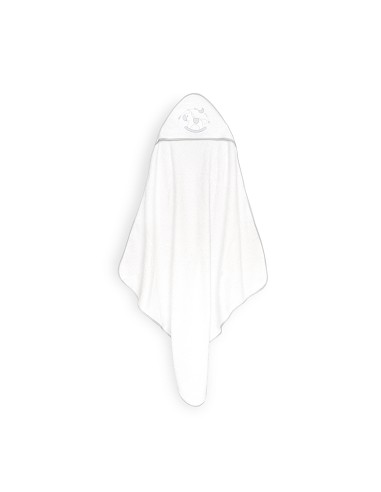 Capa Baño 1X1 Mod Caballito+Babero Bco/Gris