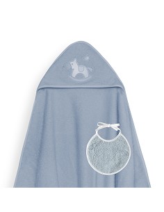 Capa Baño 1X1 Mod Caballito+Babero Petroleo